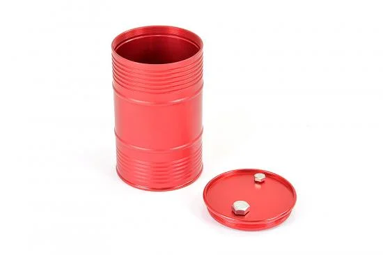 Fastrax Aluminium Anodised Oil Drum W/Removable Lid - Red — image 2 of 2