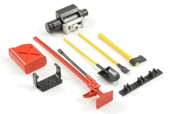Fastrax Scale 6-Piece Tool Set Red/Yellow Painted — image 2 of 2