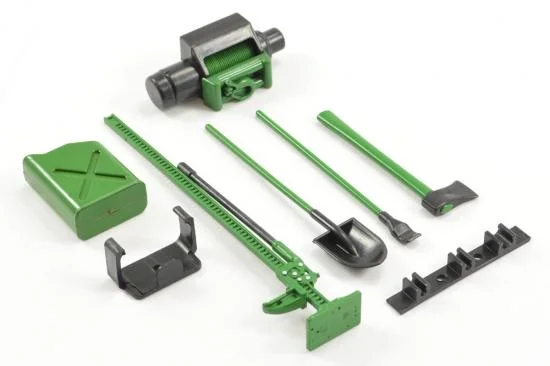 Fastrax Scale 6-Piece Tool Set Green/Black Painted — image 2 of 2