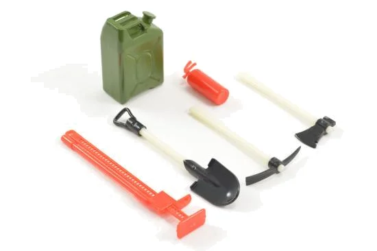 Fastrax Type-B Scale 6-Piece Painted Tool Set — image 2 of 2