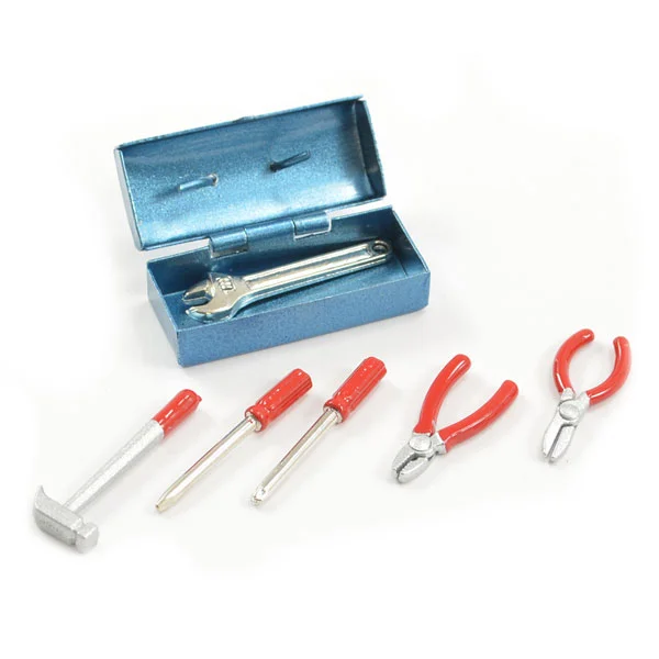 Fastrax Scale Painted Tool Box + 6 Tools