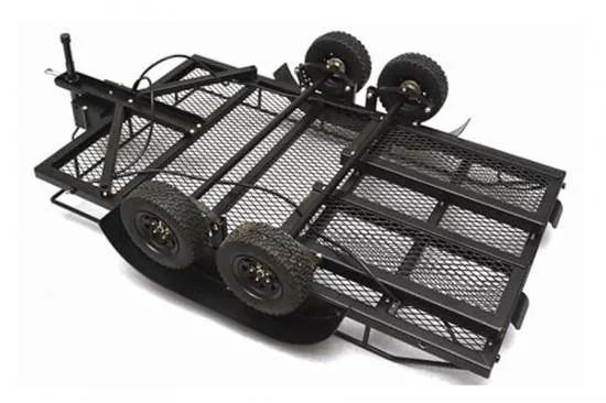 Fastrax Scale Dual Axle Truck Car Trailer With Ramps + LED Lights — image 4 of 6