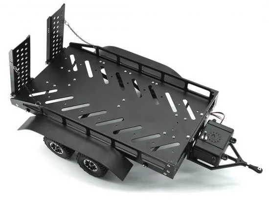 Fastrax Dual Axle Trailer With Ramps + LEDs - Medium 1:12 - 1:18 Scale &mdash; image 11 of 12