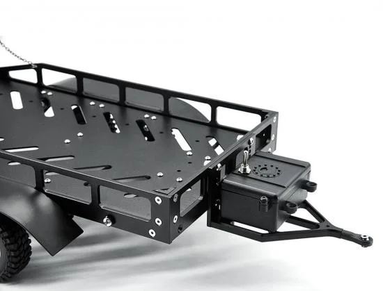 Fastrax Dual Axle Trailer With Ramps + LEDs - Medium 1:12 - 1:18 Scale &mdash; image 10 of 12