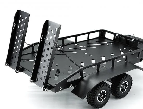 Fastrax Dual Axle Trailer With Ramps + LEDs - Medium 1:12 - 1:18 Scale &mdash; image 9 of 12