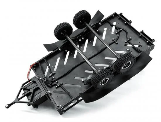 Fastrax Dual Axle Trailer With Ramps + LEDs - Medium 1:12 - 1:18 Scale &mdash; image 8 of 12