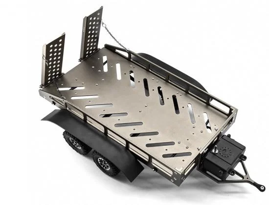Fastrax Dual Axle Trailer With Ramps + LEDs - Medium 1:12 - 1:18 Scale &mdash; image 12 of 13
