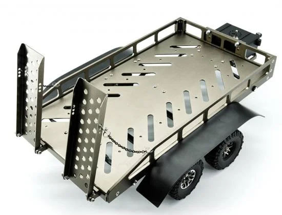 Fastrax Dual Axle Trailer With Ramps + LEDs - Medium 1:12 - 1:18 Scale &mdash; image 9 of 13