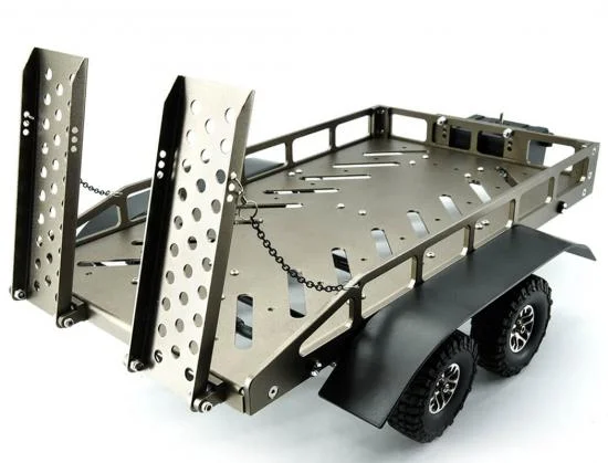 Fastrax Dual Axle Trailer With Ramps + LEDs - Medium 1:12 - 1:18 Scale &mdash; image 7 of 13