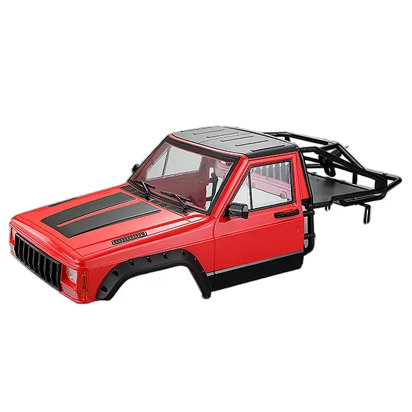 Fastrax 1:10 Rockee Pick Up + Rear Cage Hard Body - 313-324mm WB - Red — image 1 of 7