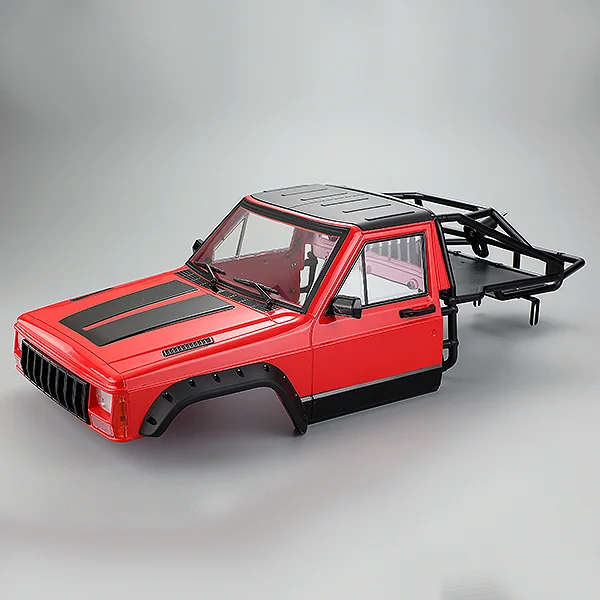 Fastrax 1:10 Rockee Pick Up + Rear Cage Hard Body - 313-324mm WB - Red — image 1 of 6