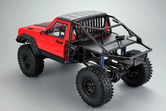 Fastrax 1:10 Rockee Pick Up + Rear Cage Hard Body - 313-324mm WB - Red &mdash; image 5 of 6