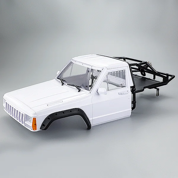 Fastrax 1:10 Rockee Pick Up + Rear Cage Hard Body - 313-324mm WB - White — image 1 of 6