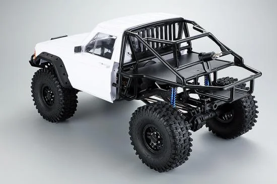 Fastrax 1:10 Rockee Pick Up + Rear Cage Hard Body - 313-324mm WB - White &mdash; image 5 of 6