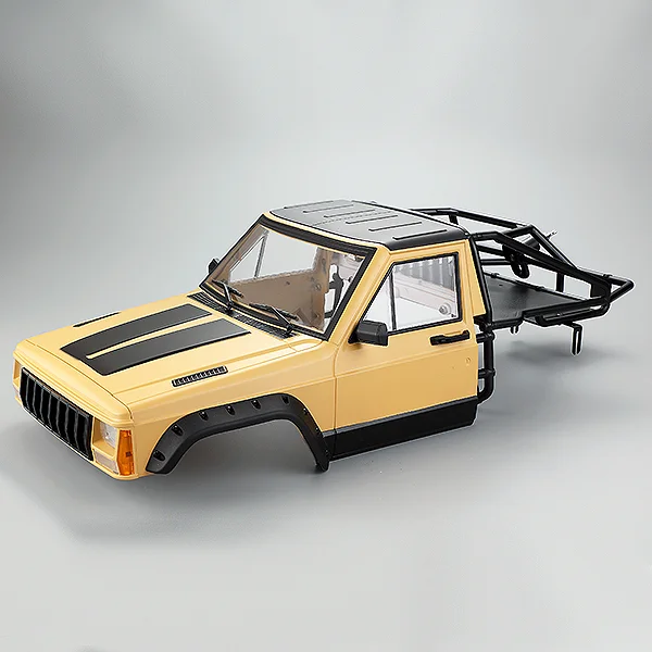 Fastrax 1:10 Rockee Pick Up + Rear Cage Hard Body - 313-324mm WB - Yellow — image 1 of 6