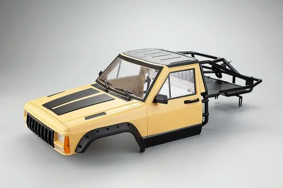 Fastrax 1:10 Rockee Pick Up + Rear Cage Hard Body - 313-324mm WB - Yellow &mdash; image 2 of 6