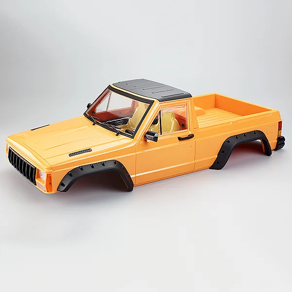 Fastrax 1:10 Rockee Pick Up Hard Body + Interior - 313mm WB - Orange