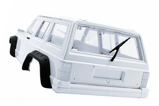 Fastrax 1:10 Rockee Fullcab + Interior Hard Scale Body - 313mm WB - White &mdash; image 7 of 10