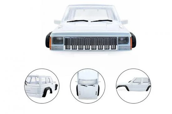 Fastrax 1:10 Rockee Fullcab + Interior Hard Scale Body - 313mm WB - White &mdash; image 5 of 10