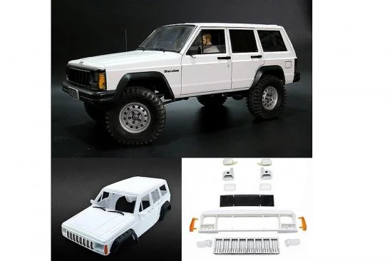Fastrax 1:10 Rockee Fullcab + Interior Hard Scale Body - 313mm WB - White &mdash; image 3 of 10