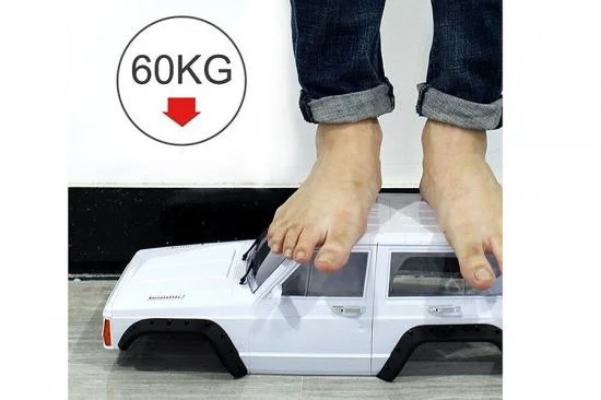 Fastrax 1:10 Rockee Fullcab + Interior Hard Scale Body - 313mm WB - White &mdash; image 2 of 10