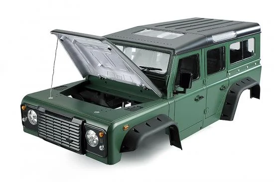Fastrax 1:10 Ranger XL Land Rover Style Hard Body + Interior Set - 313mm WB - Green — image 3 of 6