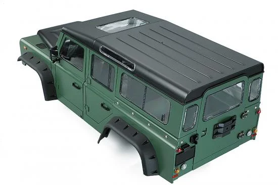 Fastrax 1:10 Ranger XL Land Rover Style Hard Body + Interior Set - 313mm WB - Green — image 4 of 6