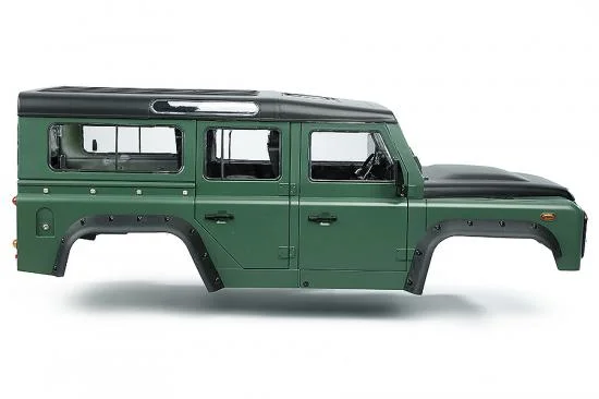 Fastrax 1:10 Ranger XL Land Rover Style Hard Body + Interior Set - 313mm WB - Green — image 5 of 6