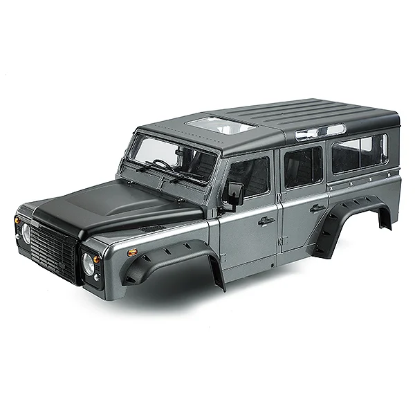 Fastrax 1:10 Ranger XL Land Rover Style Hard Body + Interior Set - 313mm WB - Grey