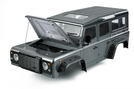 Fastrax 1:10 Ranger XL Land Rover Style Hard Body + Interior Set - 313mm WB - Grey — image 4 of 6