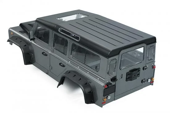 Fastrax 1:10 Ranger XL Land Rover Style Hard Body + Interior Set - 313mm WB - Grey — image 5 of 6