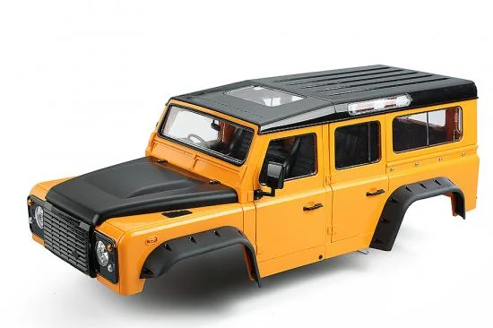 Fastrax 1:10 Ranger XL Land Rover Style Hard Body + Interior Set - 313mm WB - Orange — image 2 of 7