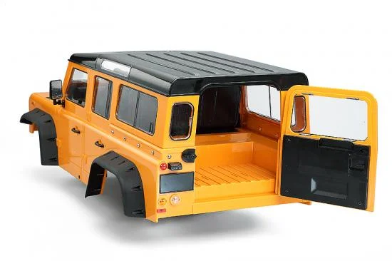 Fastrax 1:10 Ranger XL Land Rover Style Hard Body + Interior Set - 313mm WB - Orange — image 3 of 7