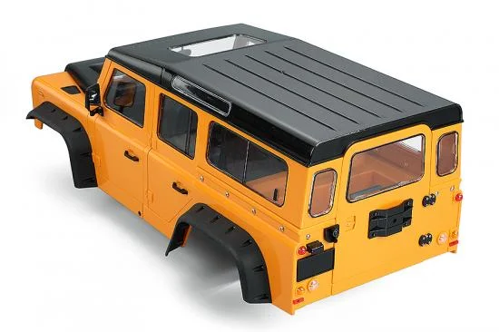 Fastrax 1:10 Ranger XL Land Rover Style Hard Body + Interior Set - 313mm WB - Orange — image 5 of 7