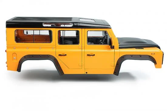 Fastrax 1:10 Ranger XL Land Rover Style Hard Body + Interior Set - 313mm WB - Orange — image 6 of 7