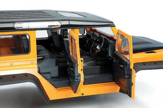 Fastrax 1:10 Ranger XL Land Rover Style Hard Body + Interior Set - 313mm WB - Orange — image 7 of 7