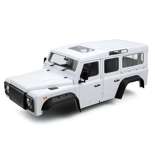 Fastrax 1:10 Ranger XL Land Rover Style Hard Body + Interior Set - 313mm WB - White — image 1 of 7