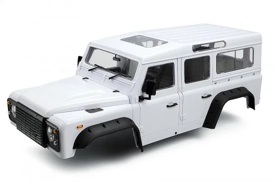 Fastrax 1:10 Ranger XL Land Rover Style Hard Body + Interior Set - 313mm WB - White — image 2 of 7