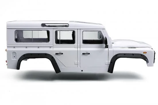 Fastrax 1:10 Ranger XL Land Rover Style Hard Body + Interior Set - 313mm WB - White — image 6 of 7