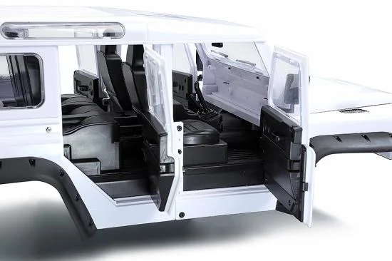 Fastrax 1:10 Ranger XL Land Rover Style Hard Body + Interior Set - 313mm WB - White — image 7 of 7