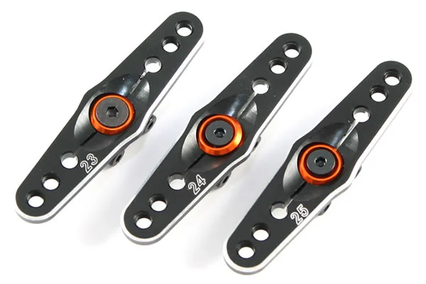 Fastrax Medium Duty Alloy Double Servo Horn - 23T KO/Sanwa &mdash; image 4 of 4