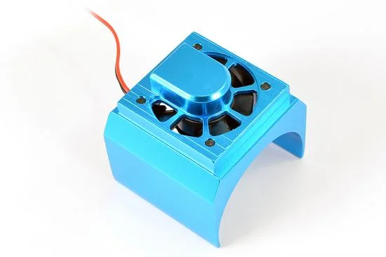 Aluminium 1:8 Size Motor Heatsink With Fan — image 2 of 3