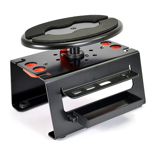Fastrax Deluxe Aluminium Locking Rotating Maintenance Stand - Black
