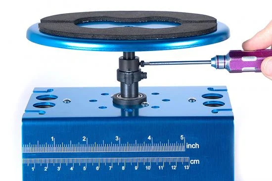 Fastrax Deluxe Aluminium Locking Rotating Maintenance Stand - Blue — image 3 of 8