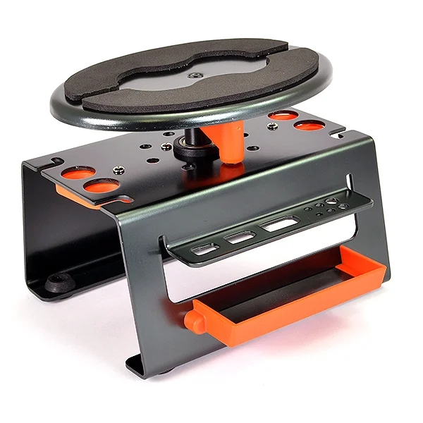Fastrax Deluxe Aluminium Locking Rotating Maintenance Stand - Grey