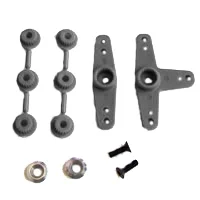 Fastrax Super Servo Horn 2 Black (23/24/25) — image 1 of 2