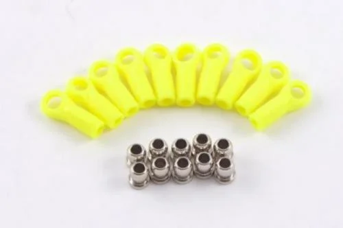 Fastrax Yellow Small Rose Ball Joints &mdash; image 2 of 2