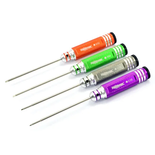 Fastrax Hardened IMPERIAL Hex Driver Set 4Pcs(0.050 - 1:16 - 5/64 - 3/32)