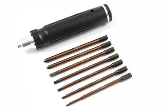 Fastrax 7-Piece Changable Driver Set 1.5/2.0/2.5/3.0/Ph1/Ph2/Sl4mm — image 1 of 3