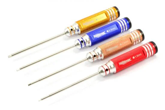 Fastrax Hardened Hex Driver Set 4 Sizes (1.5/2.0/2.5/3.0mm) — image 1 of 3